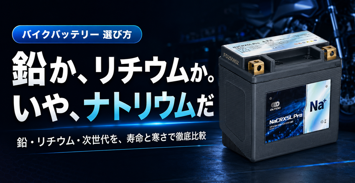 ガレージに置かれたOUTDO NaCR10S Proのサムネイル画像