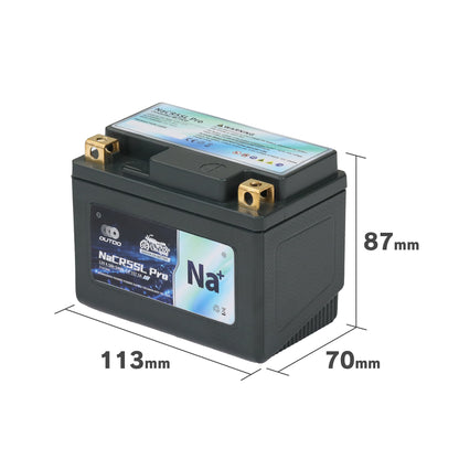 バイクバッテリー OUTDO ナトリウムイオン NaCR5SL Pro【YTZ5S / GTZ5S互換】