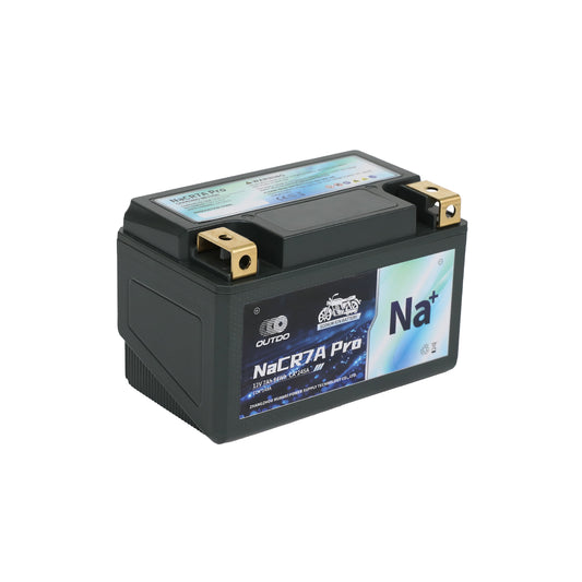 バイクバッテリー OUTDO ナトリウムイオン NaCR7A Pro【YTX7A-BS / FTX7A-BS互換】