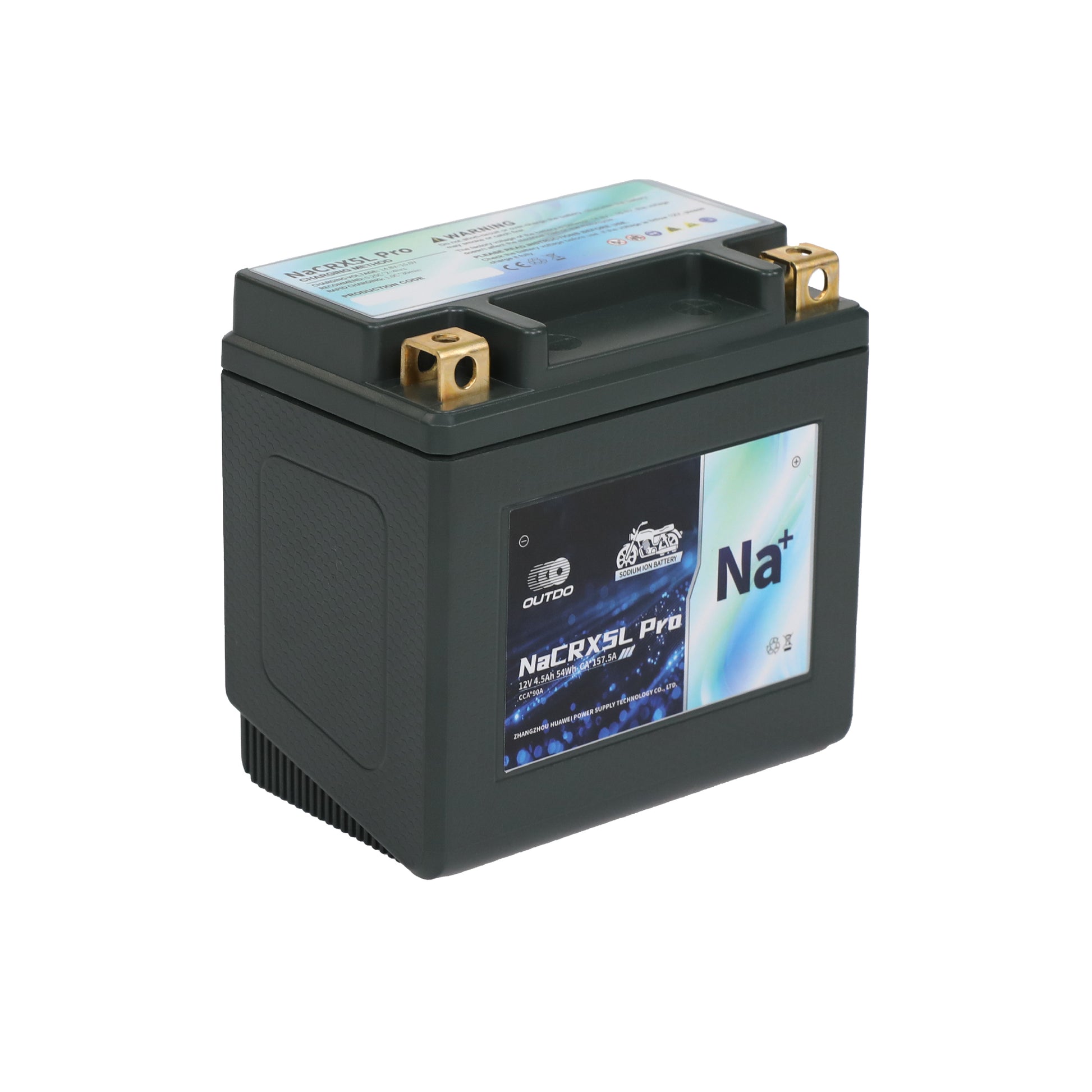 バイク ナトリウムイオンバッテリー NaCRX5L Proの画像、環境に優しい新世代バッテリー