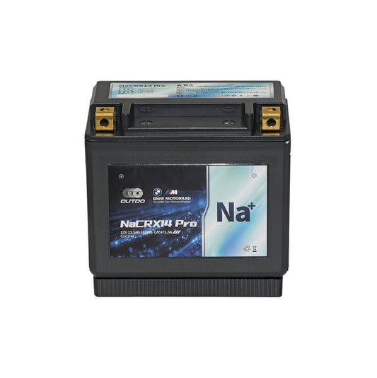 バイクバッテリー OUTDO ナトリウムイオン NaCRX14 Pro【YTX14-BS / FTX14-BS互換】