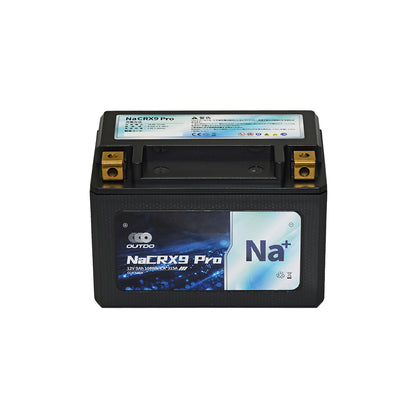 バイクバッテリー OUTDO ナトリウムイオン NaCRX9 Pro【YTX9-BS / FTX9-BS互換】