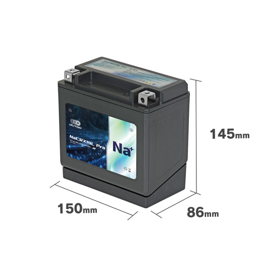 NaCRX14L Proの外形寸法 150×86×145mm（幅×奥行×高さ）