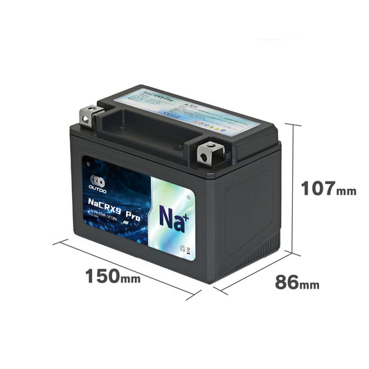 NaCRX9 Proの外形寸法 150×86×107mm（幅×奥行×高さ）